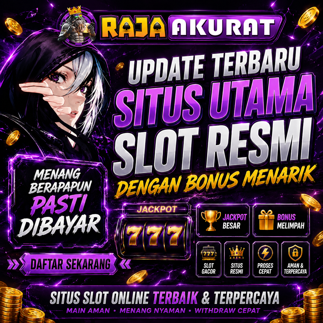 RAJAAKURAT : Update Terbaru Situs Utama Slot Resmi Dengan Bonus Menarik